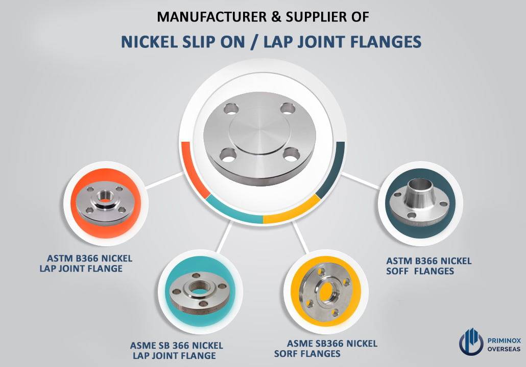 NICKEL SLIP ON / LAP JOINT FLANGES
