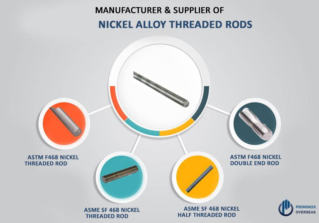 Nickel alloy threaded rod