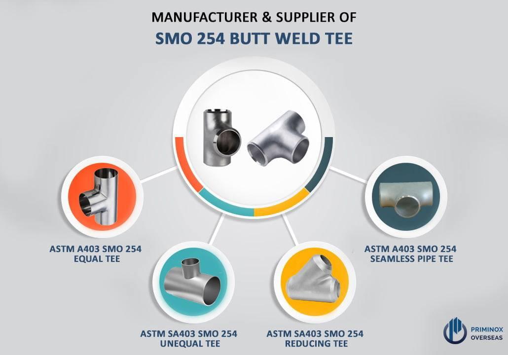 SMO 254 PIPE TEE MANUFACTURER