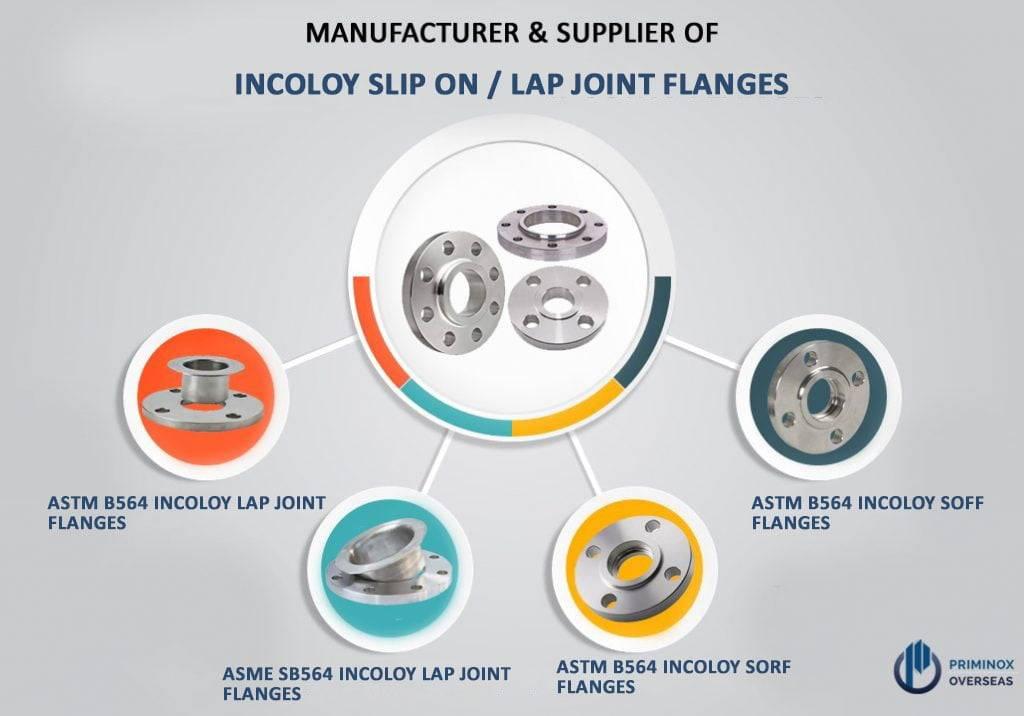 Incoloy slip on flanges