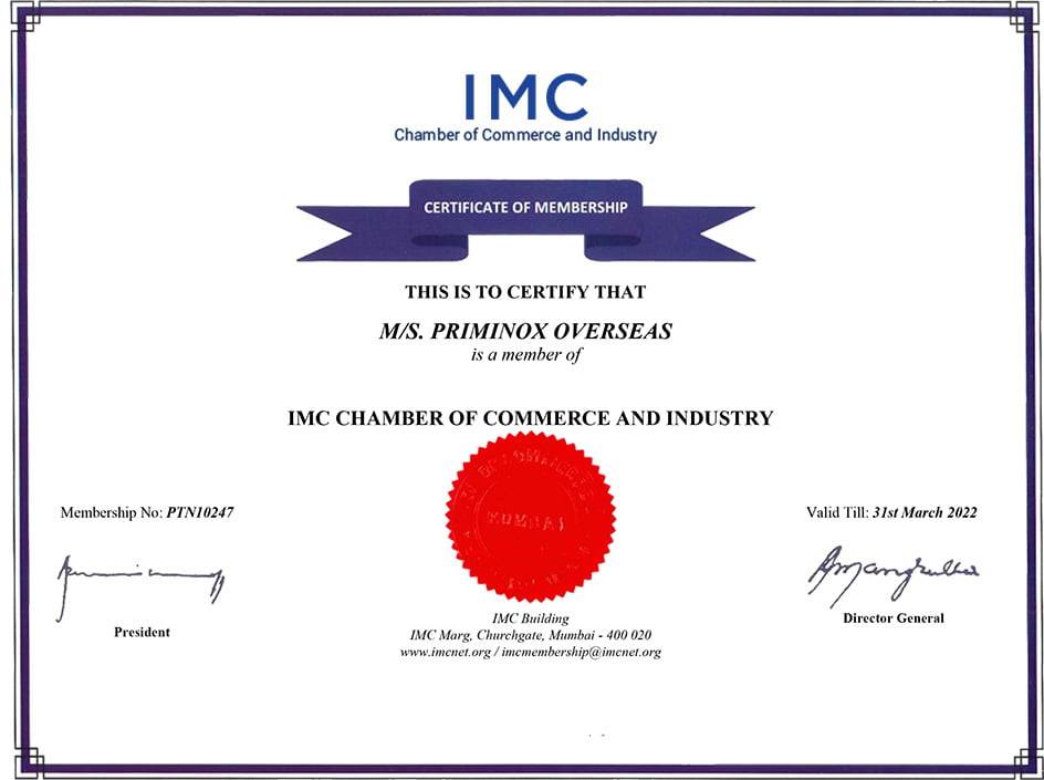 IMC Certificate